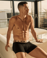 CR7 Boxers - Pack de 5 Homme + Sac de Voyage (Or)