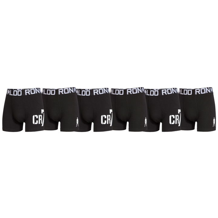 CR7 Boxers - Pack de 6 Garçons (noir)