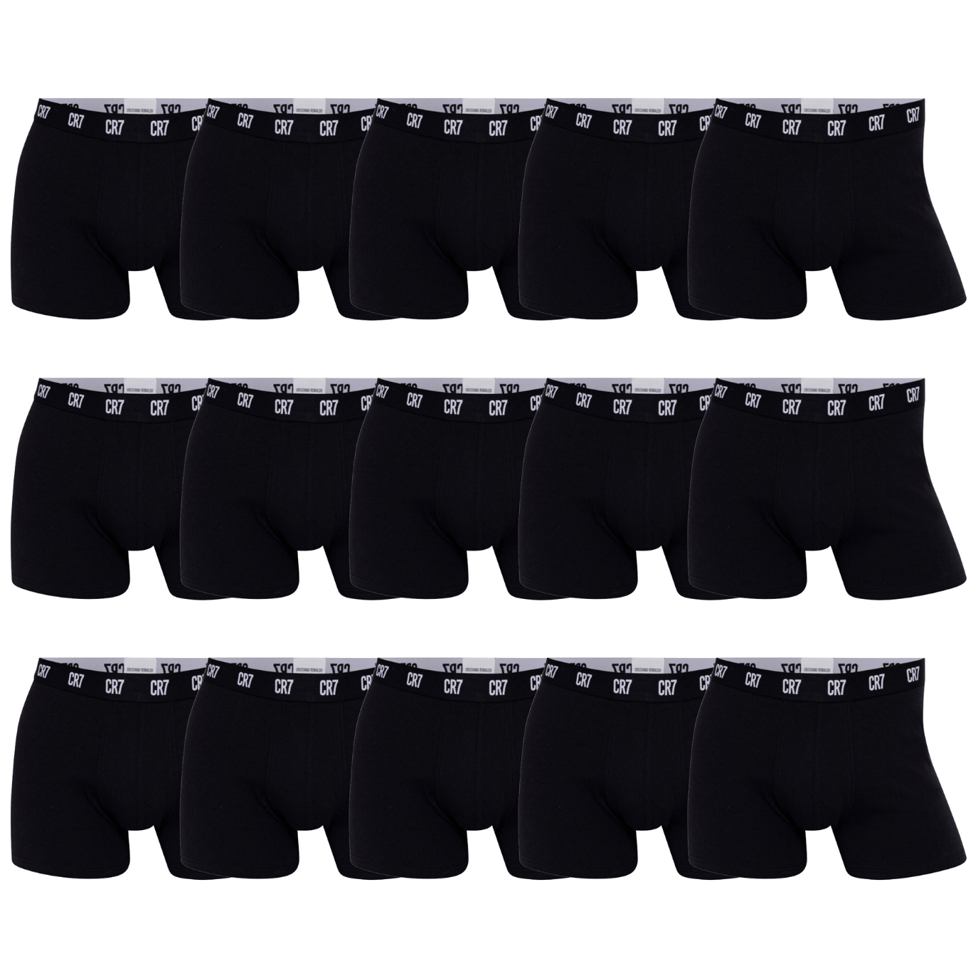 CR7 Boxers - Pack de 5 Homme (noir)