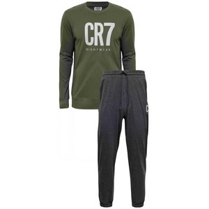 CR7 Pyjama - Herren (grün/grau)