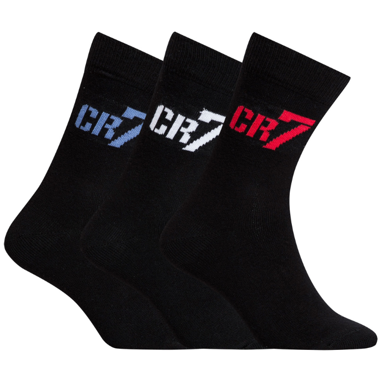 CR7 Socks - 3 Pack Boys (black) –