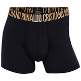 CR7 Boxers - Pack de 5 Homme + Sac de Voyage (Or)