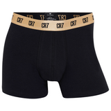 CR7 Boxers - Pack de 5 Homme + Sac de Voyage (Or)