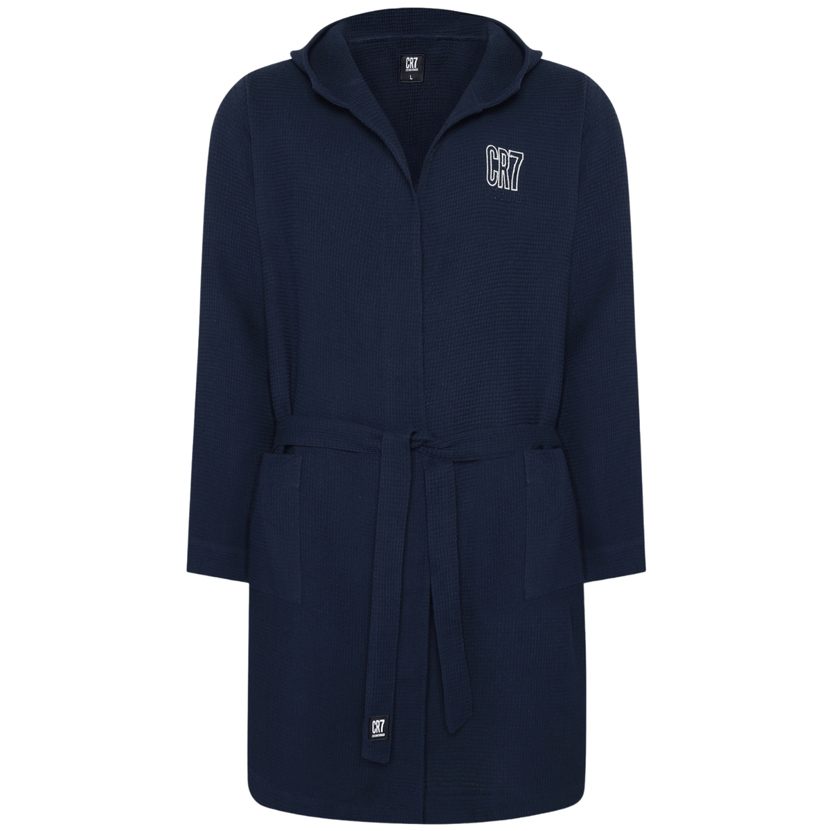 CR7 Bathrobe - Men Waffle (blue)