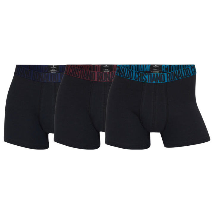 CR7 Trunks - 3 Pack Herren (schwarz) (S)