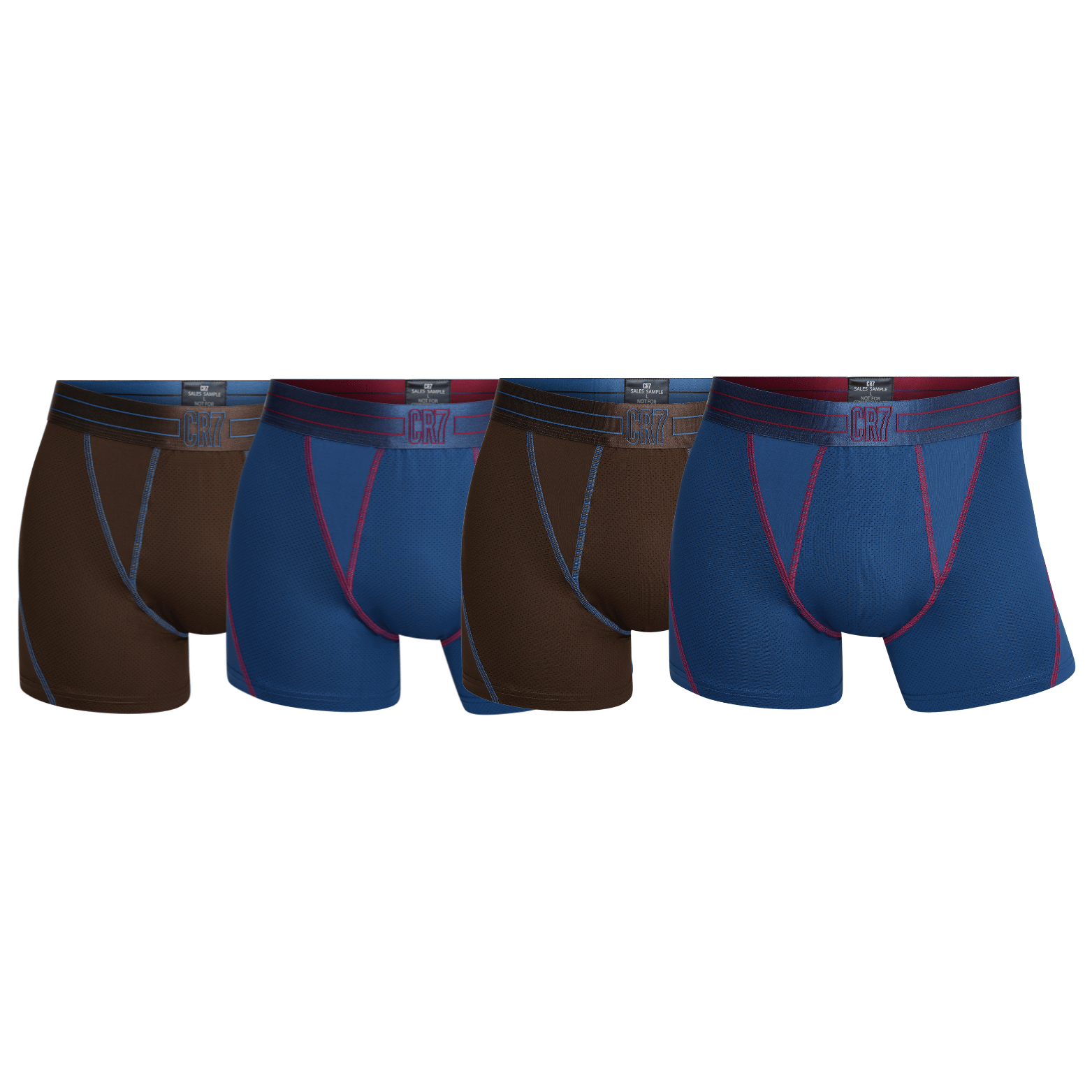 CR7 Trunks - 4 Pack Men Microfiber/Mesh (multicolour)