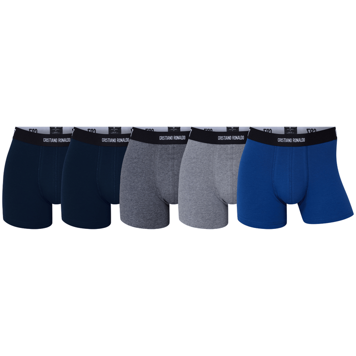 CR7 Trunks - 5 Pack Fashion Men + Travel Bag (multicolour)