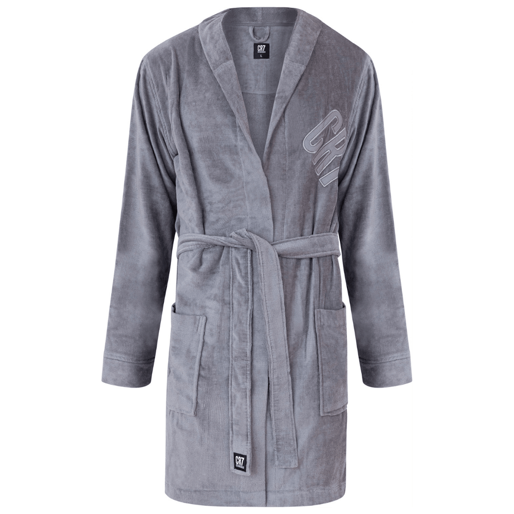 CR7 Bathrobe - Men (light grey)