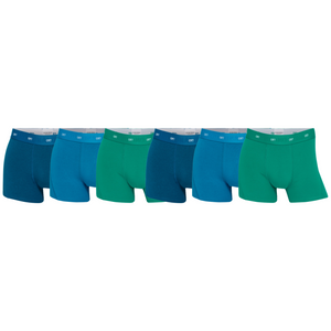 CR7 Trunks - 6 Pack Herren Soft Bamboo (blau/grün)