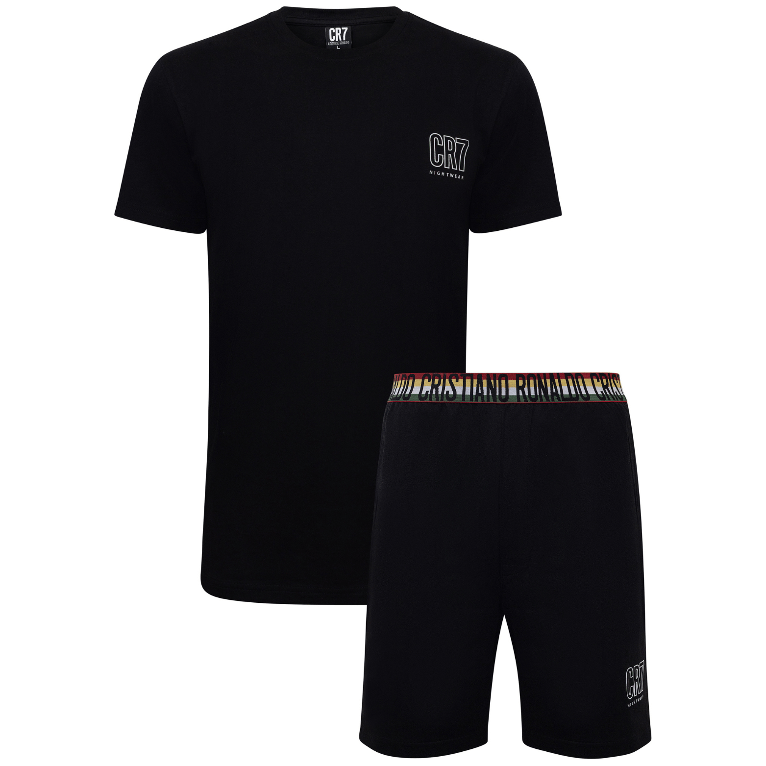 CR7 Pyjama short - Men World Cup Edition (black)