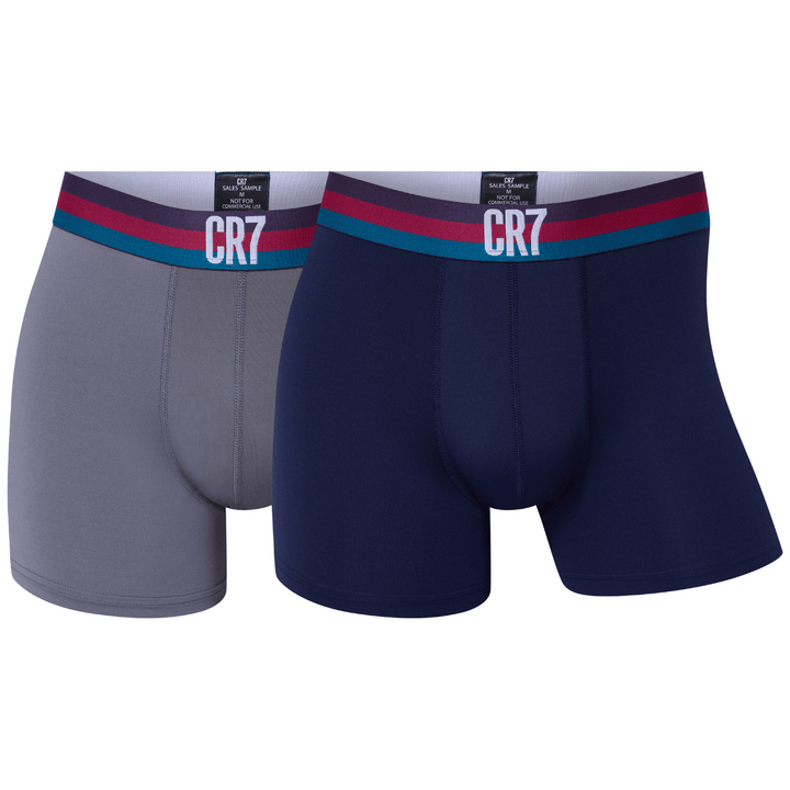 CR7 Trunks 2 Pack Men Microfiber Multicolour – official CR7 underwear Europe mycr7.eu