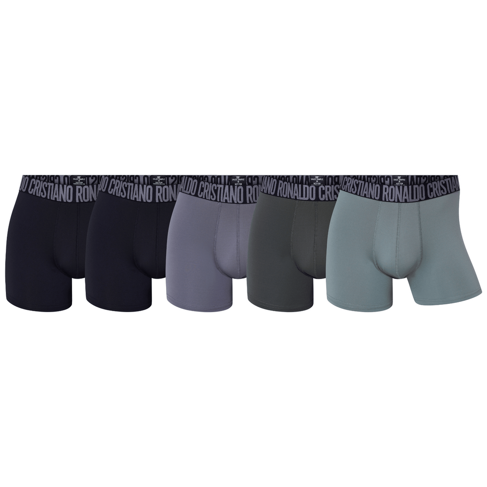 CR7 Trunks - 5 Pack Herren Mikrofaser + Reisetasche (multicolour)