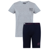 CR7 Pyjama kurz - Jungs (grau/blau)