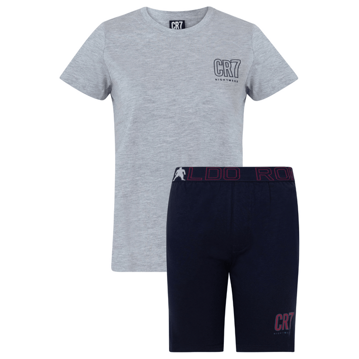CR7 Pyjama kurz - Jungs (grau/blau)
