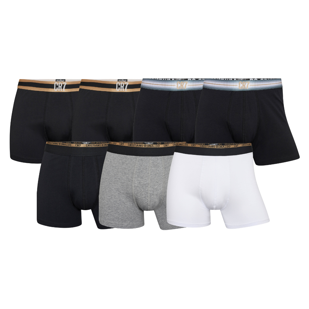 CR7 Trunks - 7 Pack Men  + Gift Box  (multicolour)