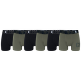 CR7 Trunks - 6 Pack Bamboo Boys (black/khaki)