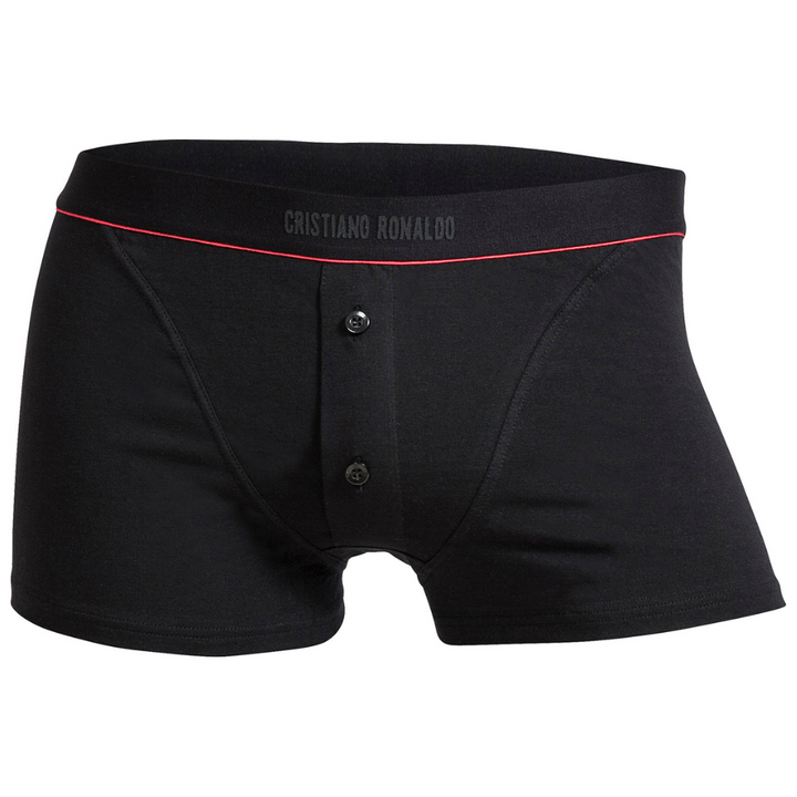 CR7 Trunks mit Knöpfen - Single Pack Herren (schwarz) (S/L/XL)