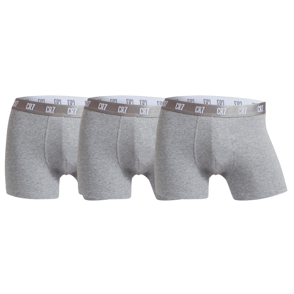 CR7 Trunks - 3 Pack Herren (grau) (S)