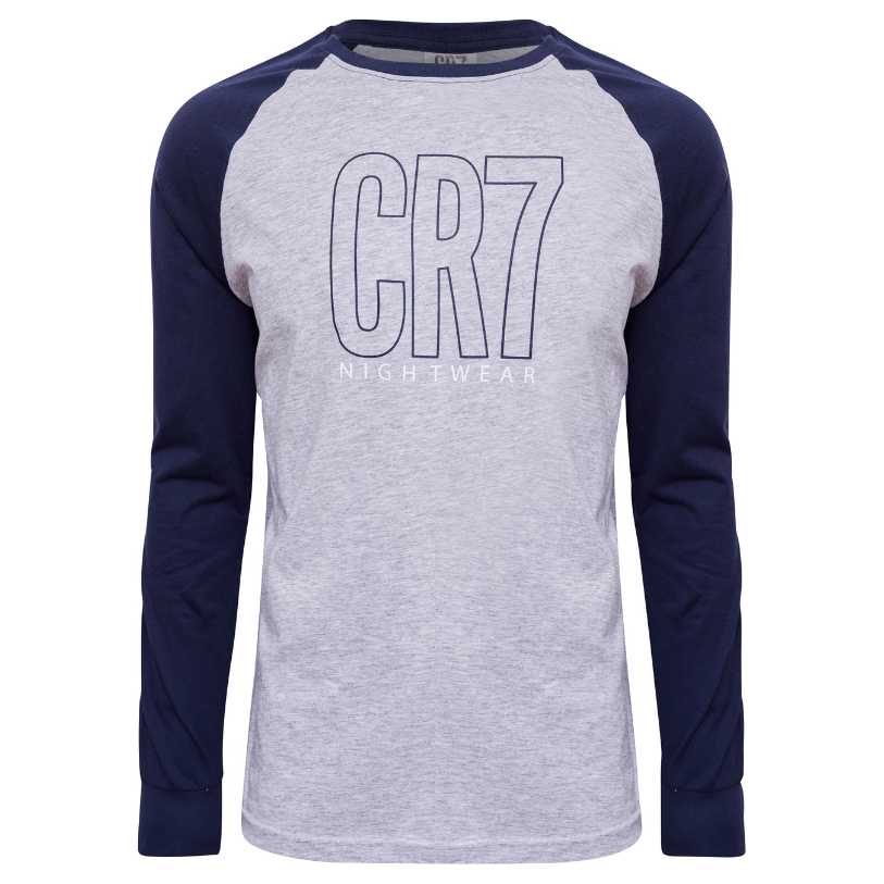 CR7 Pyjama - Herren (grau/blau)