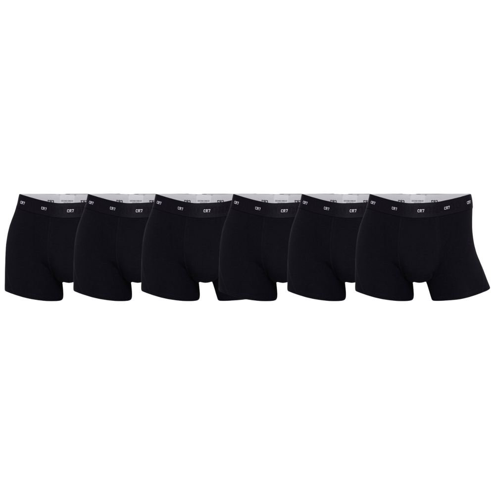 CR7 Trunks - 6 Pack Herren Soft Bamboo (schwarz)