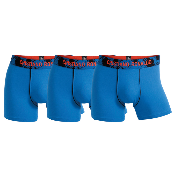 CR7 Trunks - 3 Pack Herren (blau)