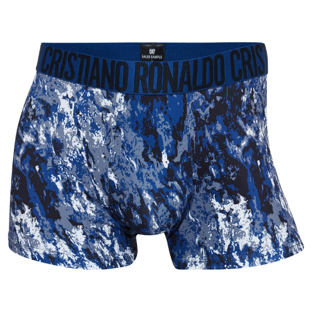 CR7 Trunks - 2 Pack Herren Mikrofaser (blau Mix) (S)
