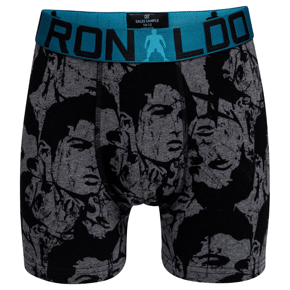CR7 Trunks - 2 Pack Jungs (türkis/grau mix) (4-6)
