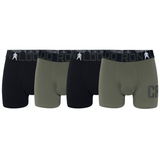 CR7 Trunks - 4 Pack Bamboo Jungs (schwarz/khaki)