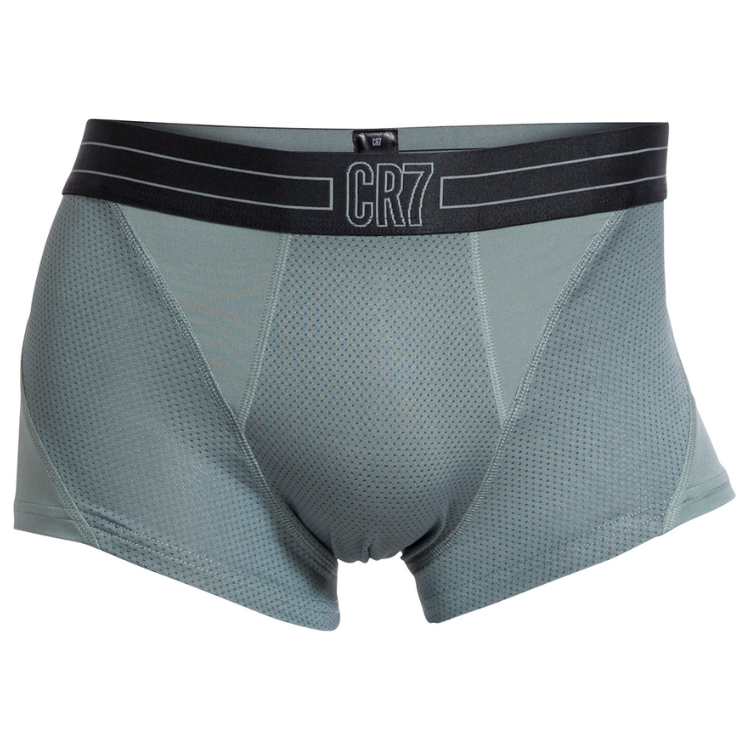 CR7 Trunks - Single Pack Men Microfiber/Mesh (grey) (XS/S)