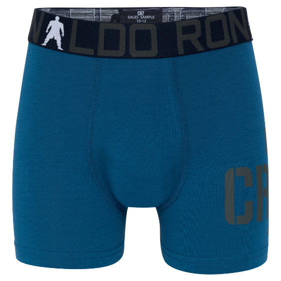 CR7 Trunks - 4 Pack Bamboo Jungs (blau Mix)