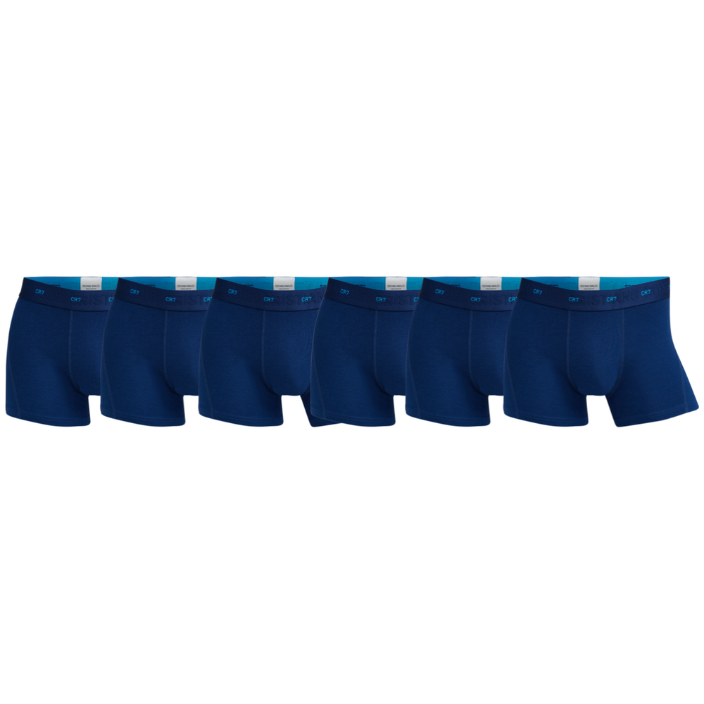 CR7 Trunks - 6 Pack Herren Soft Bamboo (dunkelblau)