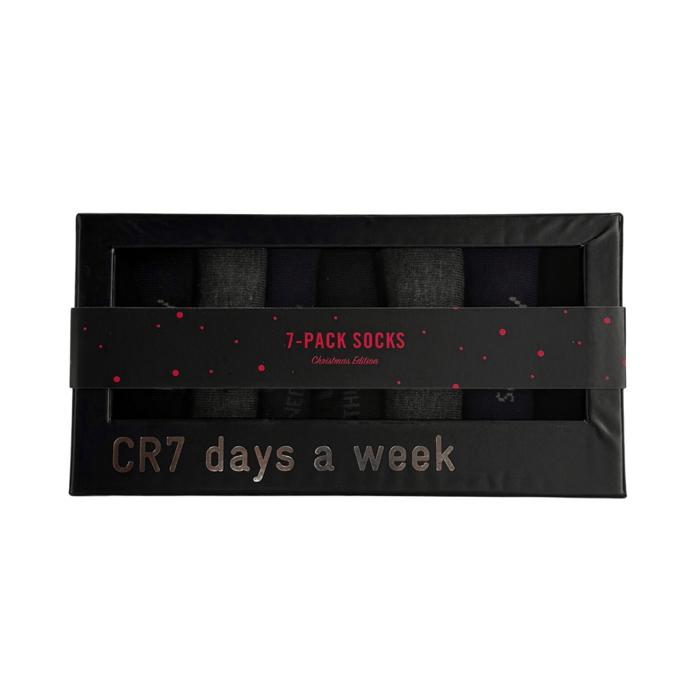 CR7 Socks - 7 Pack Socks Men Christmas Edition + Gift Box (multicolour)