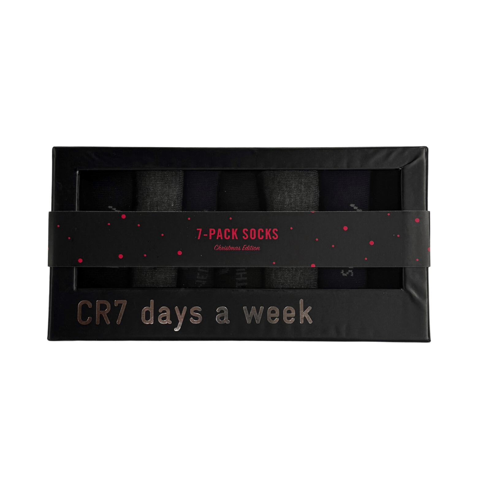 CR7 Socks - 7 Pack Socks Men Christmas Edition + Gift Box (multicolour)