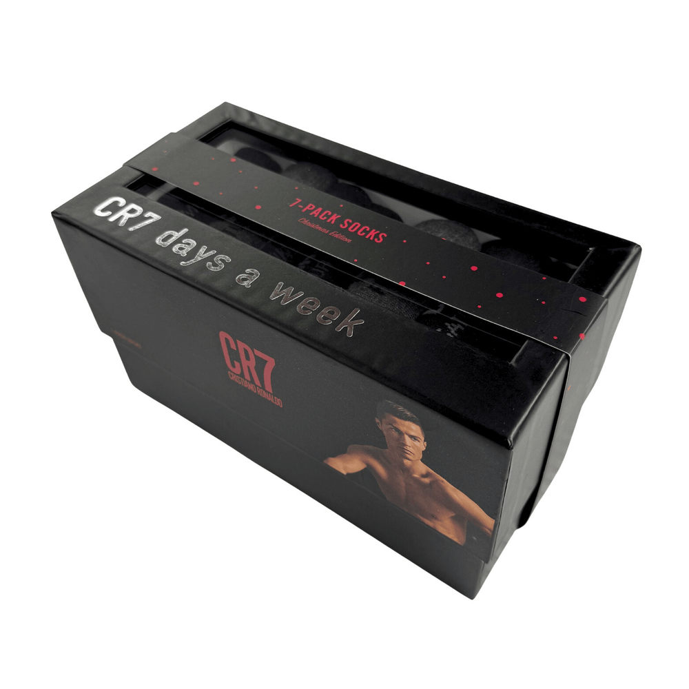 CR7 Socks - 7 Pack Socks Men Christmas Edition + Gift Box (multicolour)
