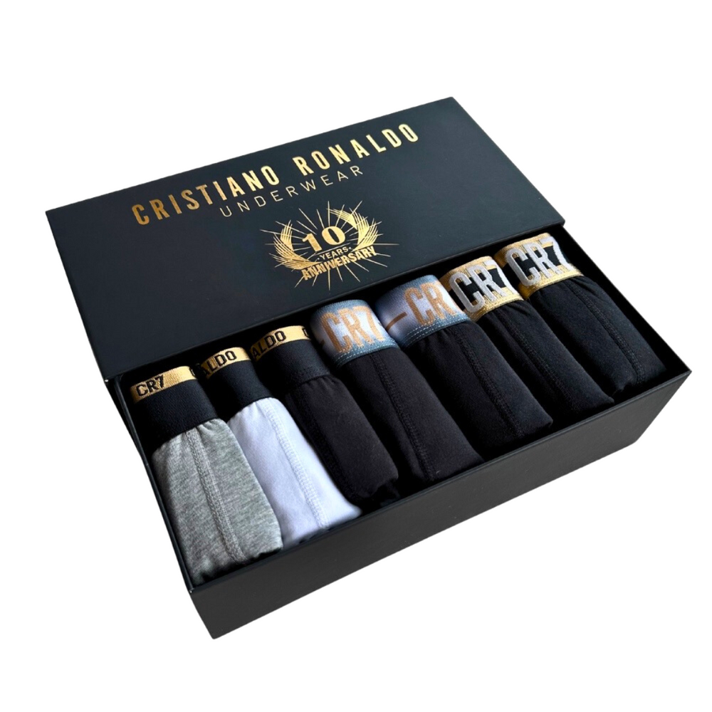 CR7 Trunks - 7 Pack Men  + Gift Box  (multicolour)