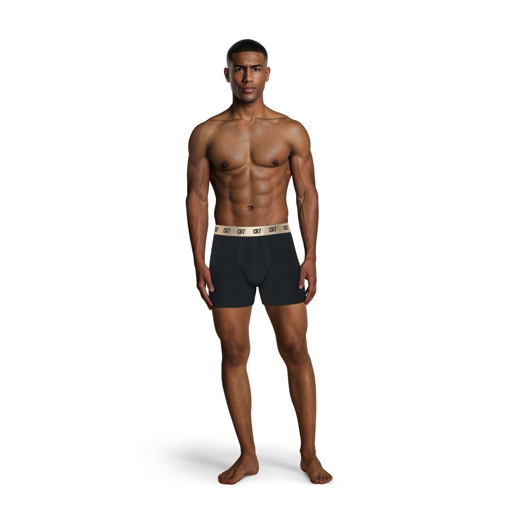 CR7 Trunks - 5 Pack Fashion Men + Reisetasche (gold)