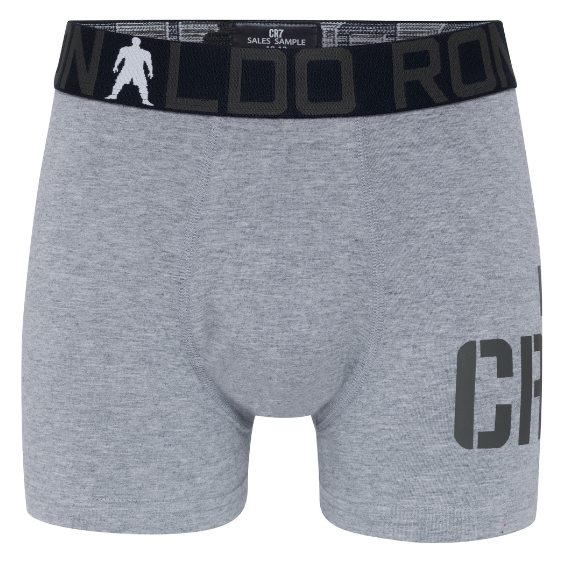CR7 Trunks - 4 Pack Bamboo Jungs (schwarz/grau)