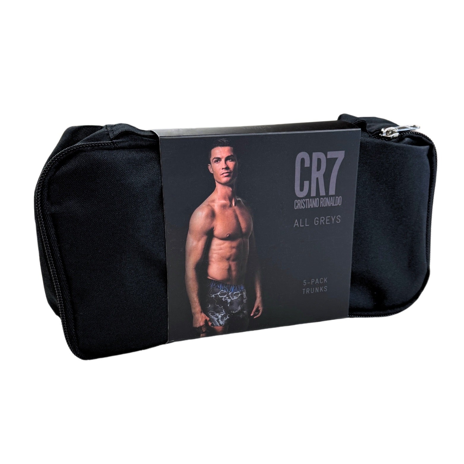 CR7 Trunks – 5 Pack Fashion Men + Reisetasche (dunkler Mix)