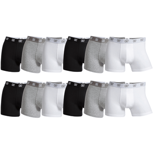 CR7 Trunks - 12 Pack Men (black/white/grey mix)
