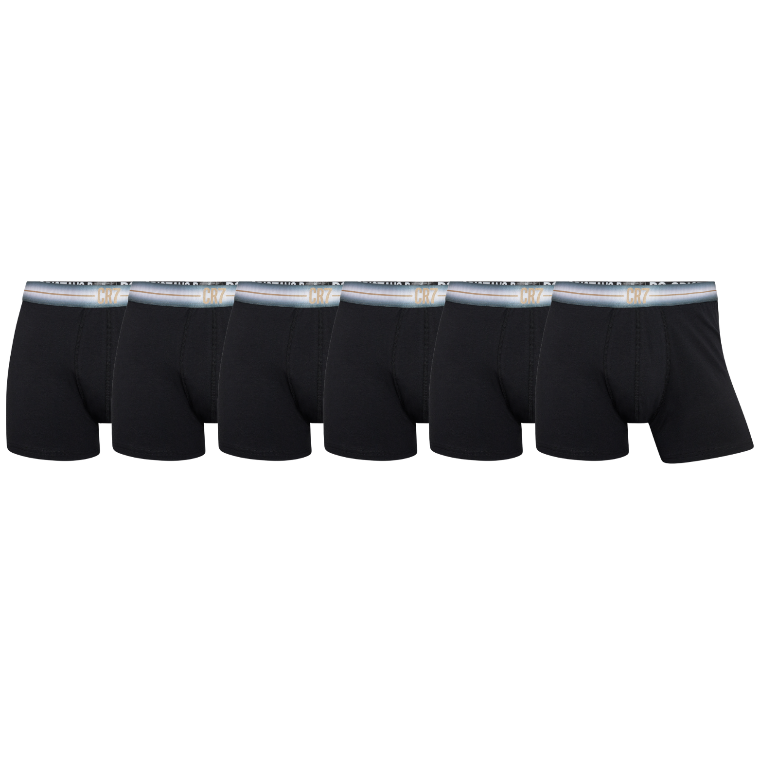 CR7 Trunks - 6 Pack Men (black)