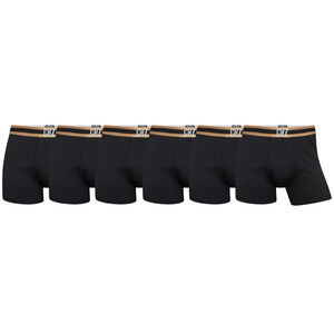 CR7 Trunks - 6 Pack Men (black/gold)
