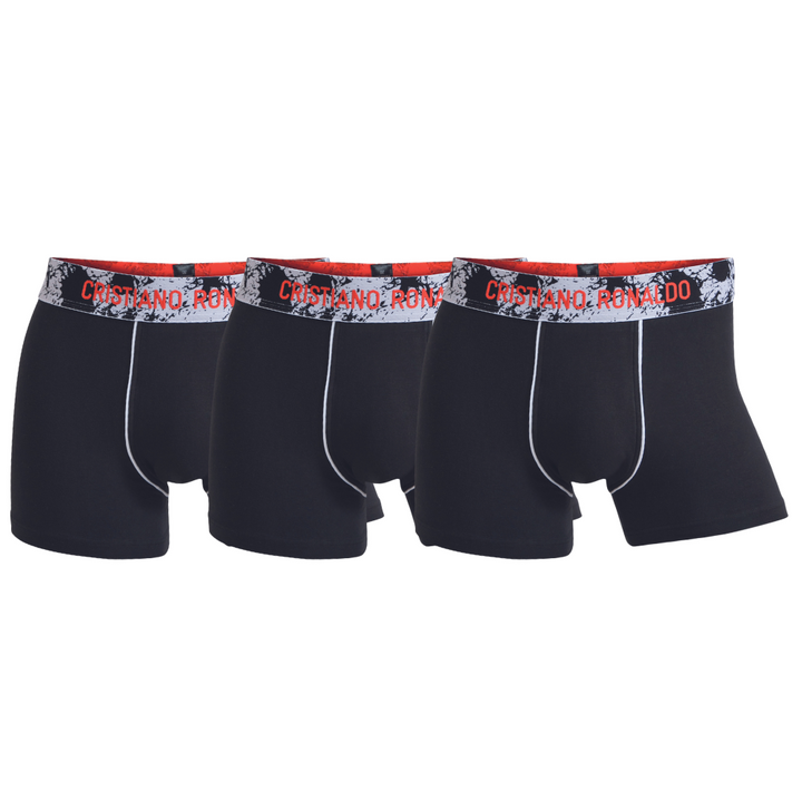 CR7 Trunks - 3 Pack Herren (schwarz)