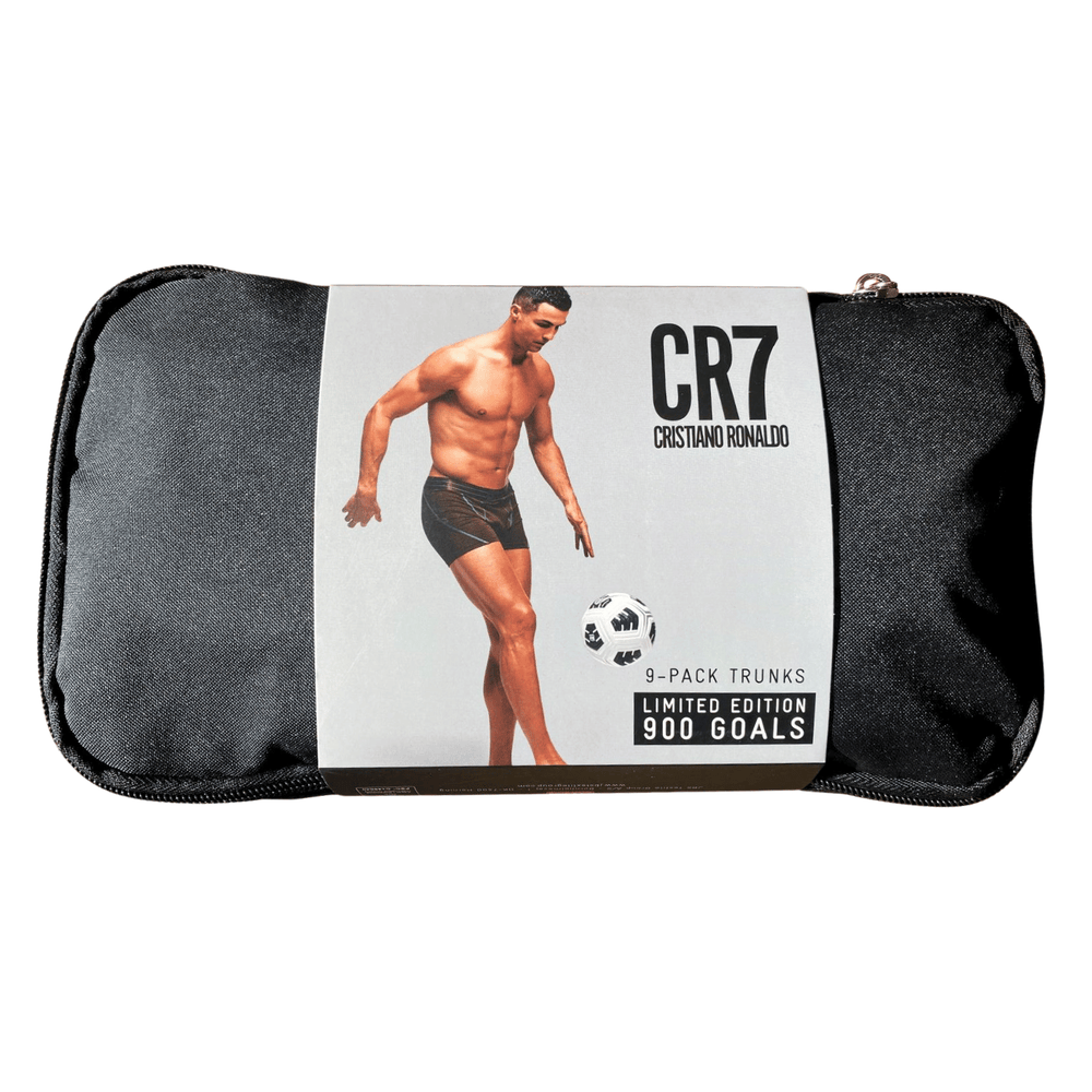 CR7 Trunks - 9 Pack Men 900+ goal limited edition + Bags (black)