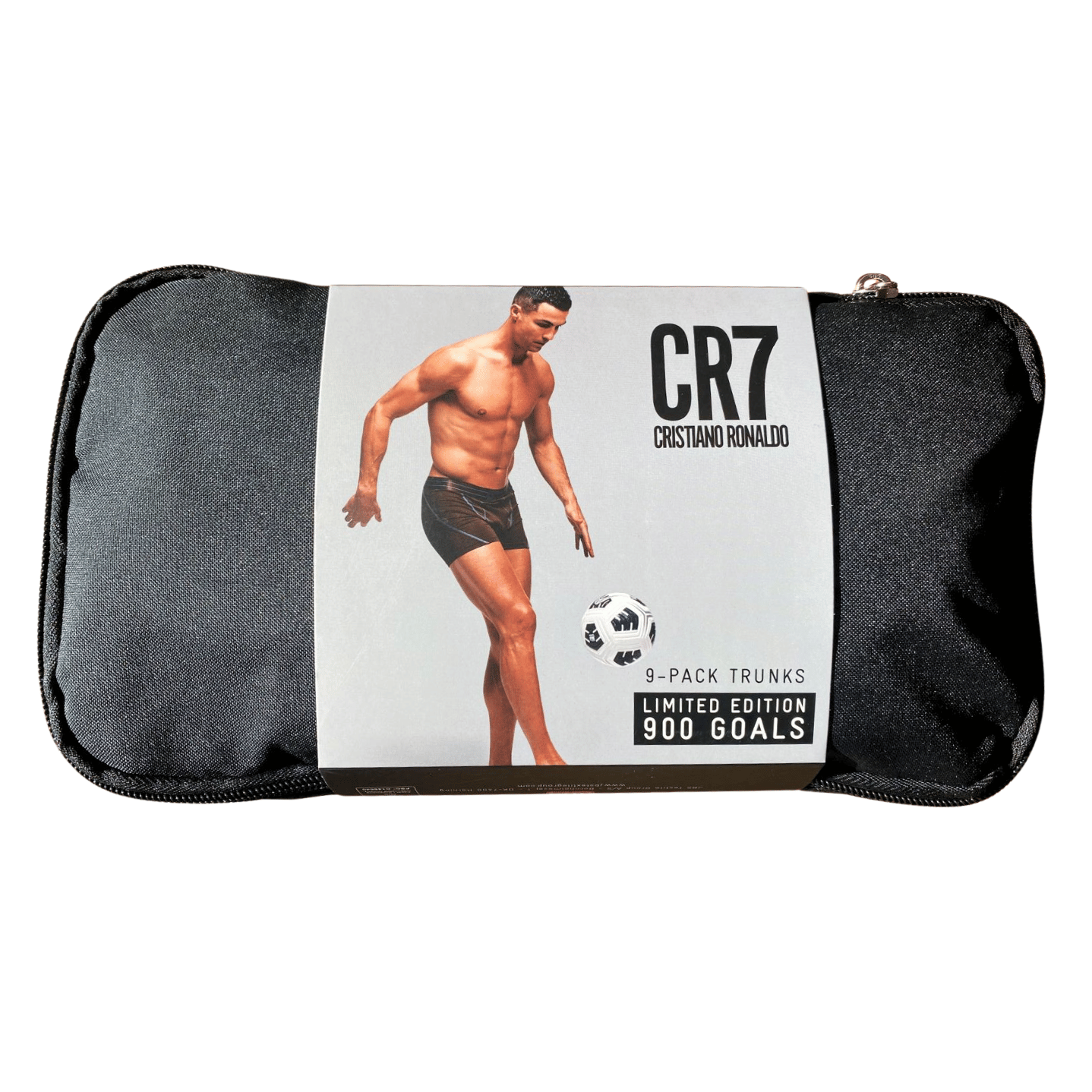 CR7 Trunks - 9 Pack Men 900+ goal limited edition + Bags (black)