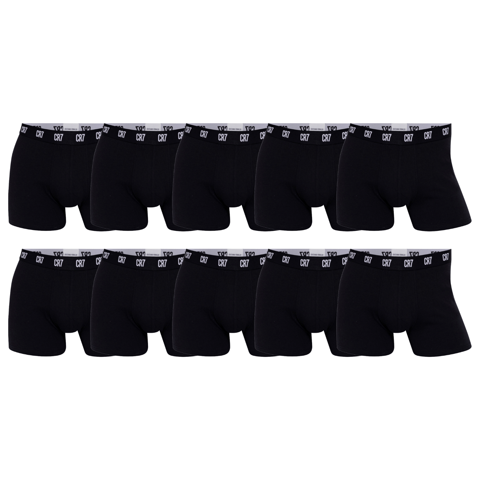 CR7 Trunks - 10 Pack Men (black)