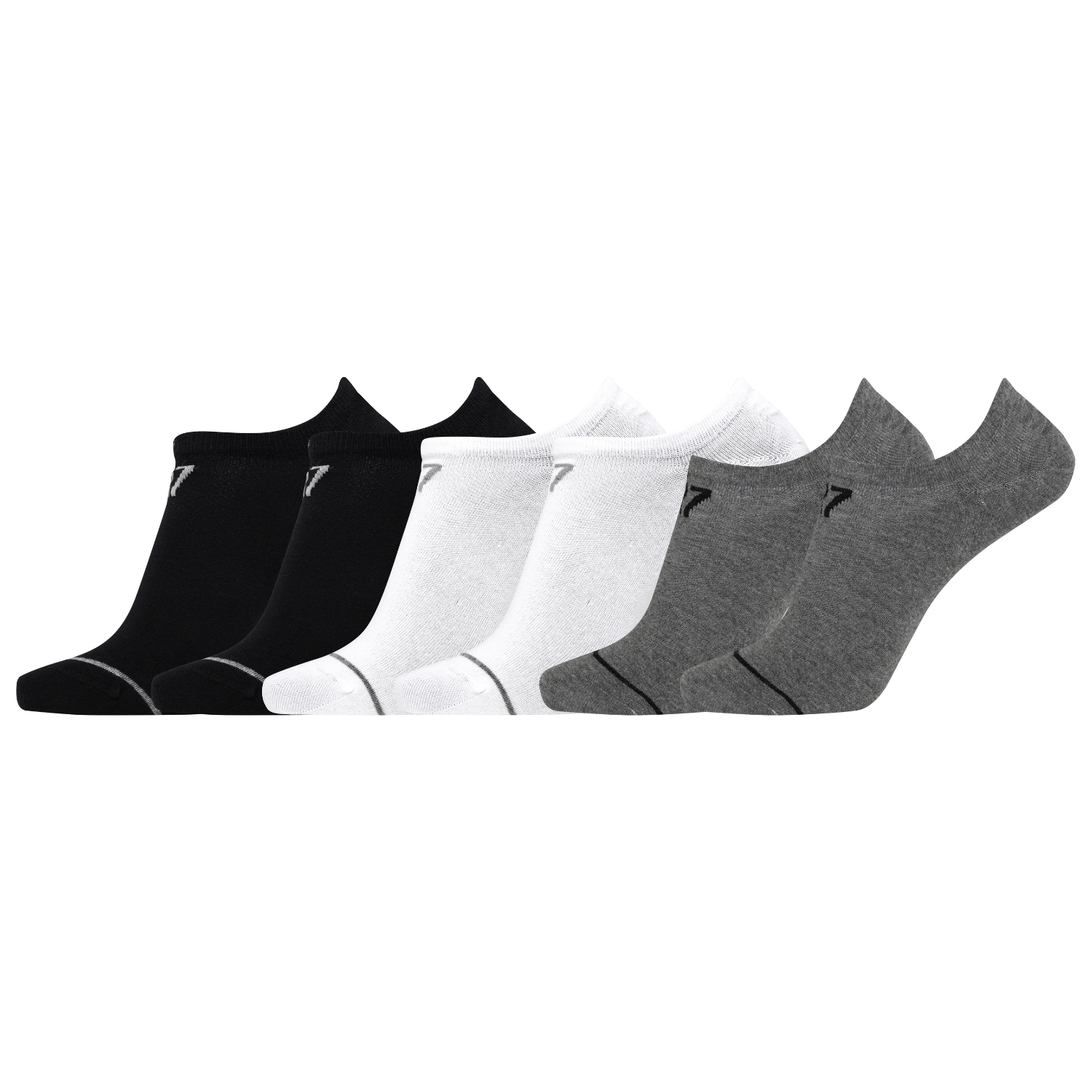 CR7 Socks - 6 Pack Footies Bamboo Men (multicolour)