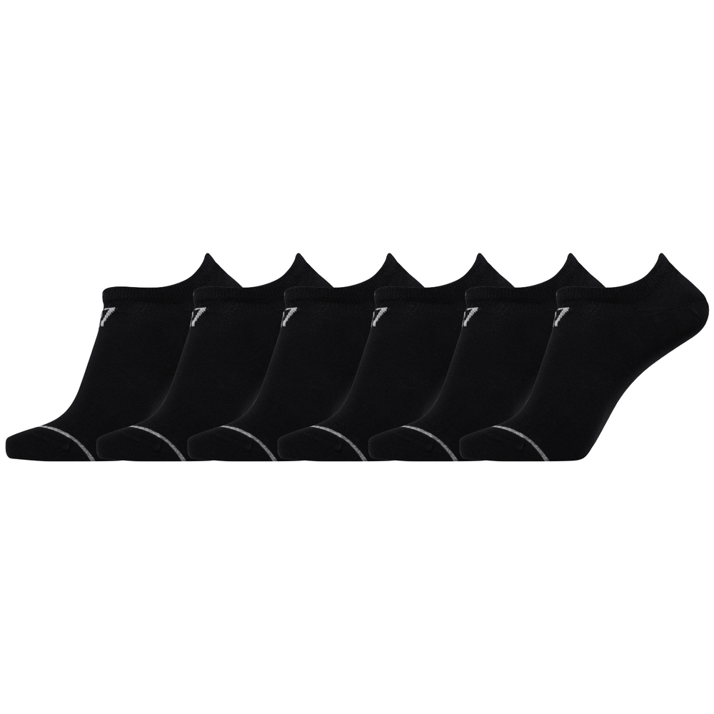 CR7 Socken - 6 Pack Footies Herren (schwarz) 