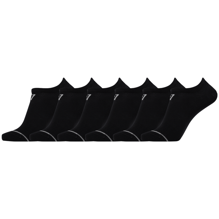 CR7 Socks - 6 Pack Footies Men (black)