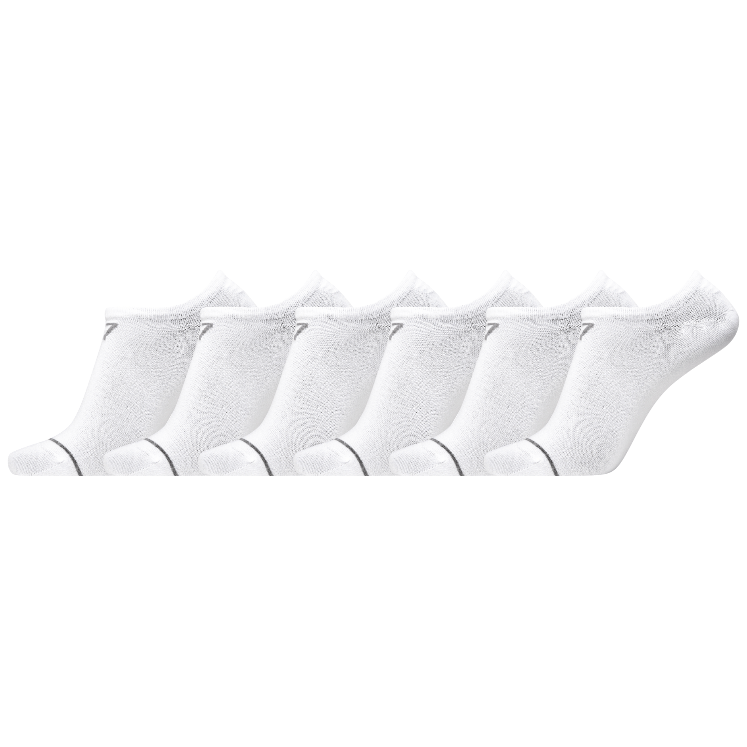CR7 Socks - 6 Pack Footies Men (white)