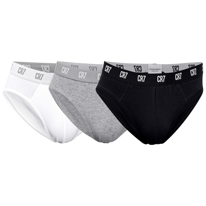 CR7 Briefs 3 Pack Men Multicolour – official CR7 underwear Europe mycr7.eu